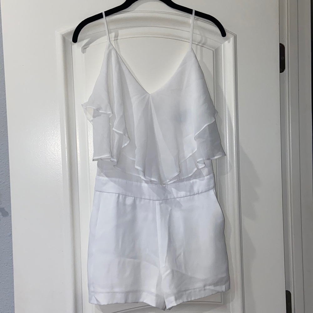 Marciano White Romper with Pockets